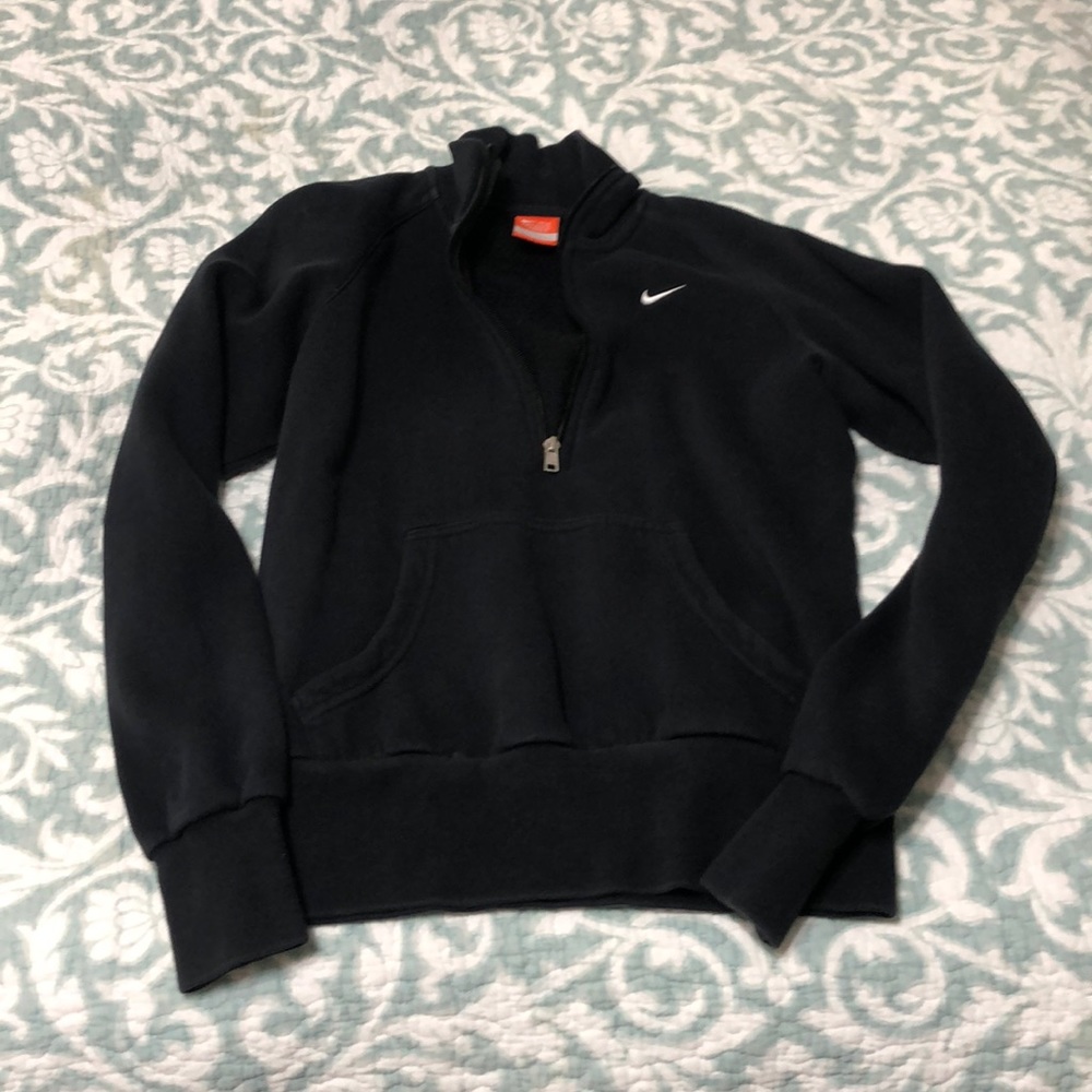 Nike Black Half Zip Sweatshirt